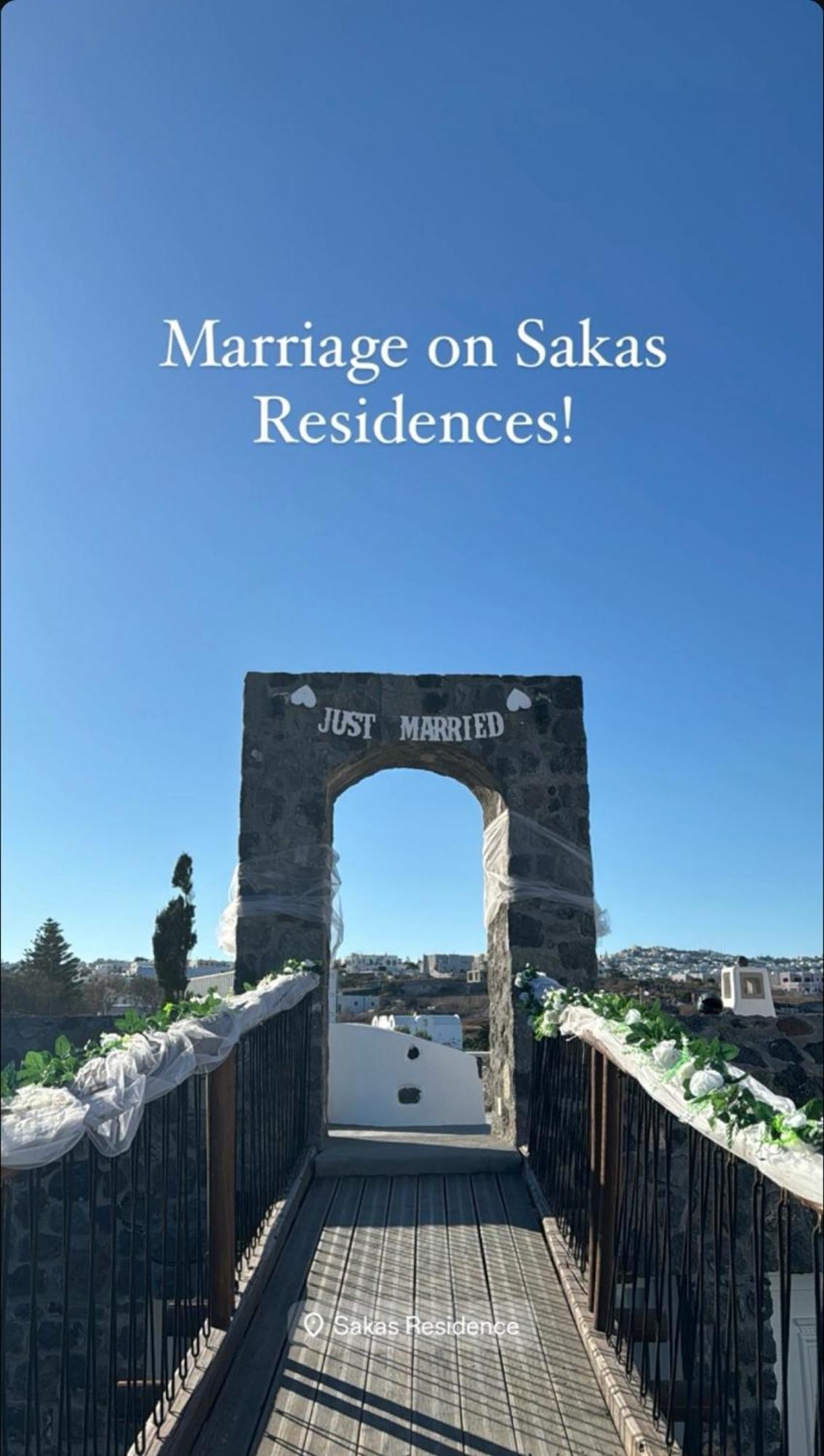 Sakas Residences Karterados  Esterno foto